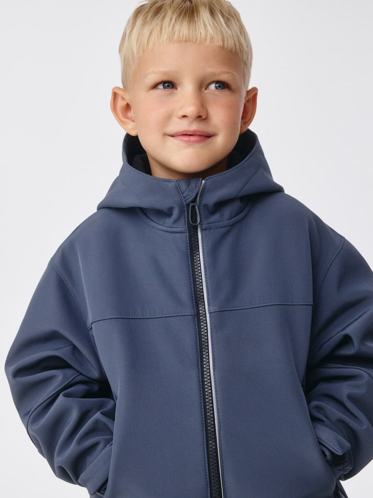 Ветровка из Softshell на флисе для мальчиков. Фото №3