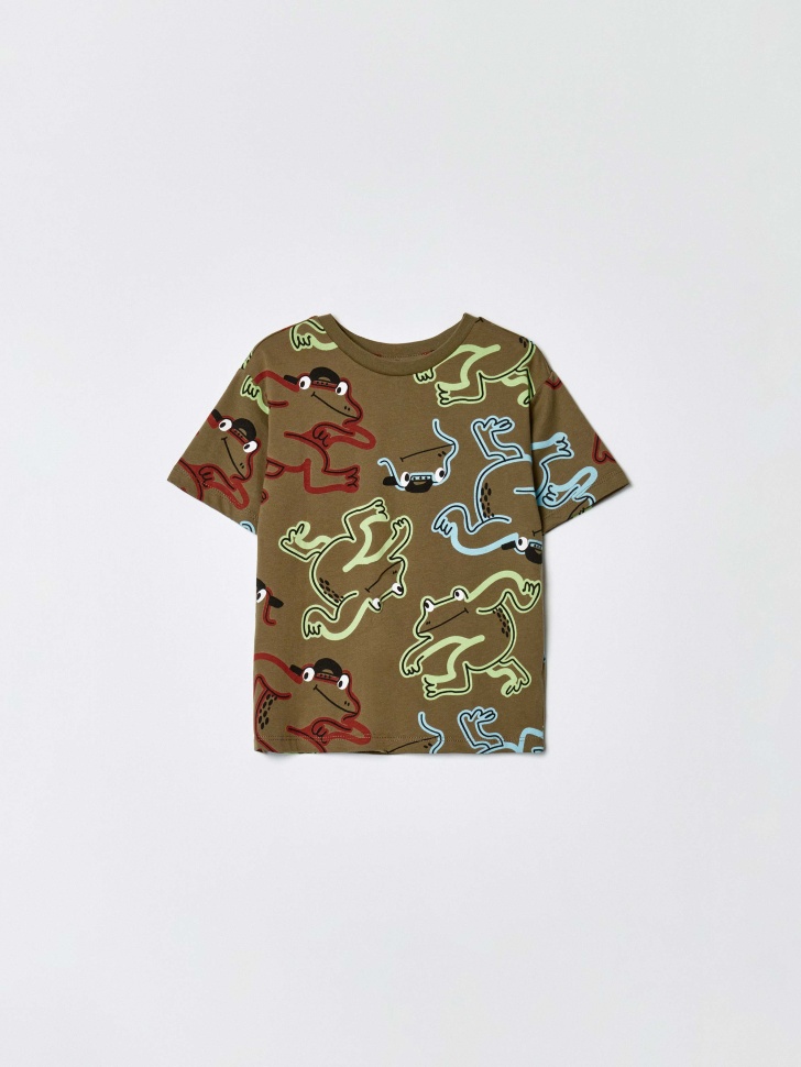 

Футболка с принтом для мальчиков, SL6801060205