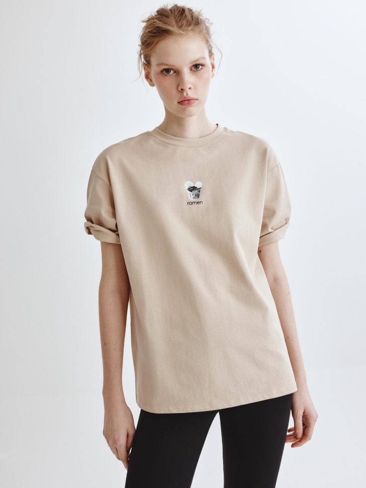 Футболка Sela Young с принтом, арт. 34126