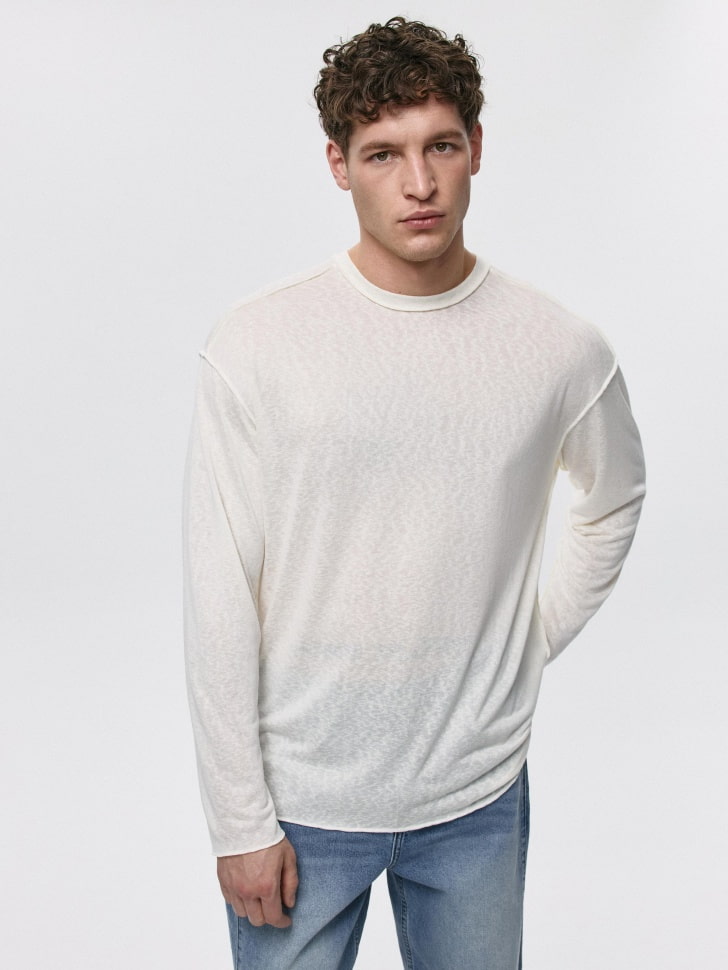 

Лонгслив REGULAR FIT базовый