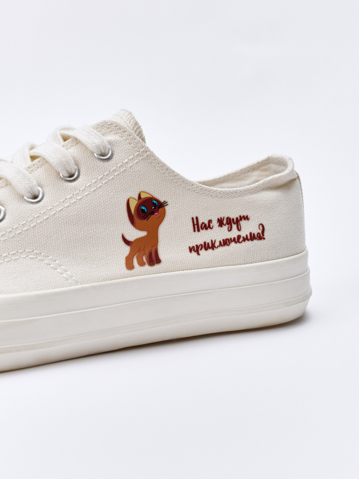 кеды из коллекции  x союзмультфильм от бренда sela вид слева
