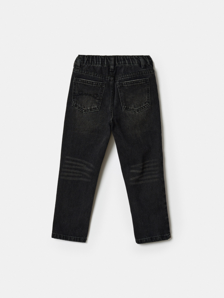 джинсы мом на резинке для девочек от бренда sela вид слева