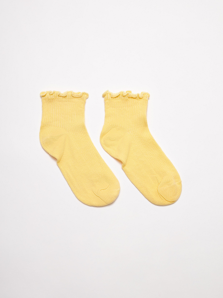 Носки в рубчик (желтый, 25-27) sela 4680129808938 - фото 1