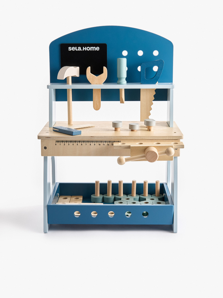 

Деревянный игровой набор «Столярный стол» для детей, SL6801224425