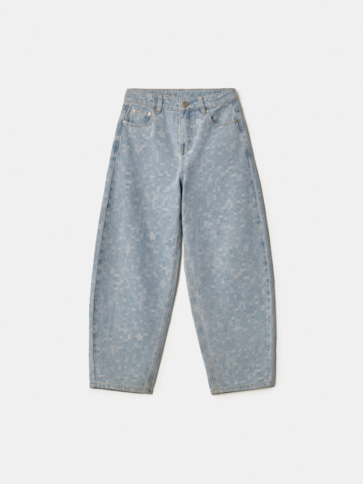 Джинсы багги SELA, голубой, арт. 41993