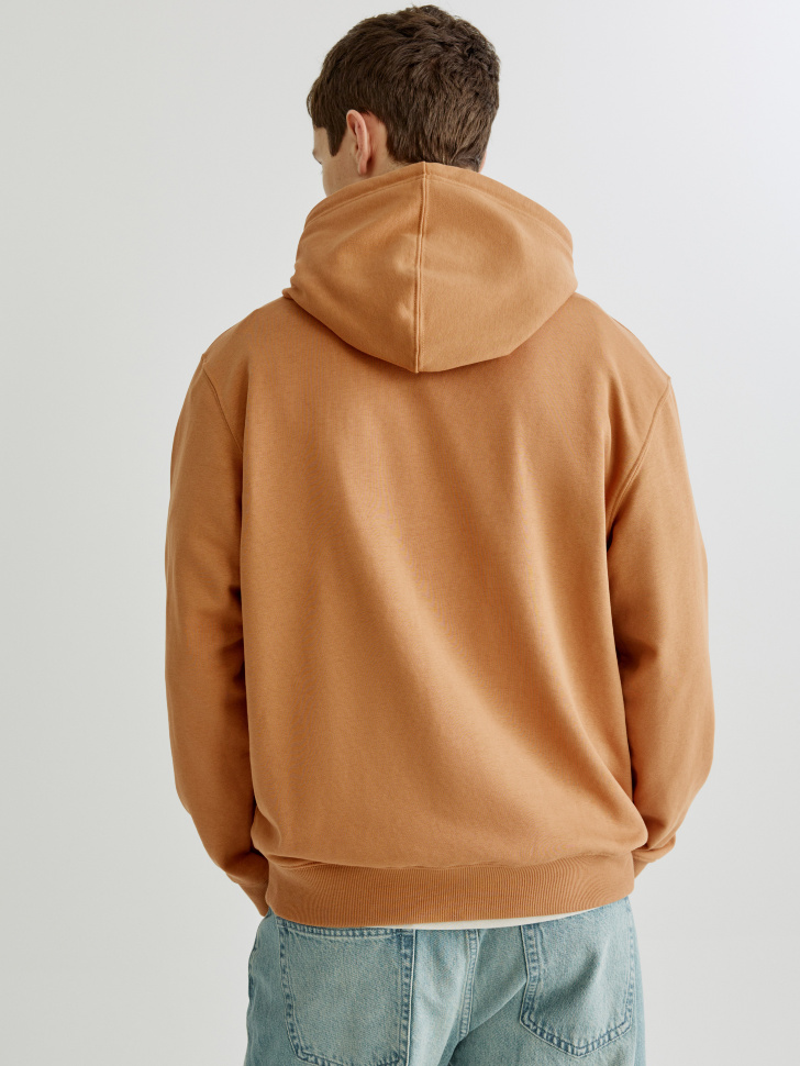 худи прямого кроя из футера по цене 3299 руб вид справа