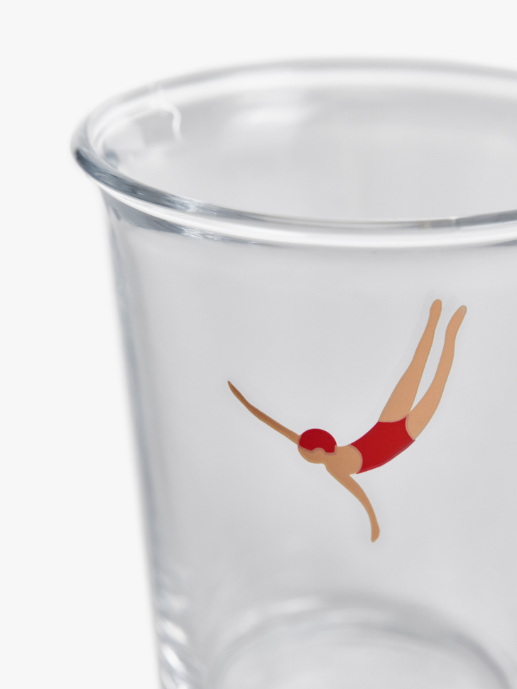стакан с рисунком от бренда sela вид слева