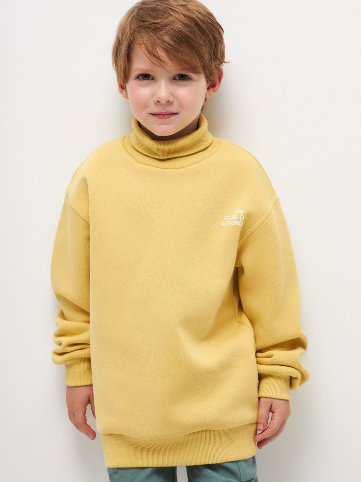 свитер для мальчиков (желтый, 92) sela 4680168037528 - фото 1