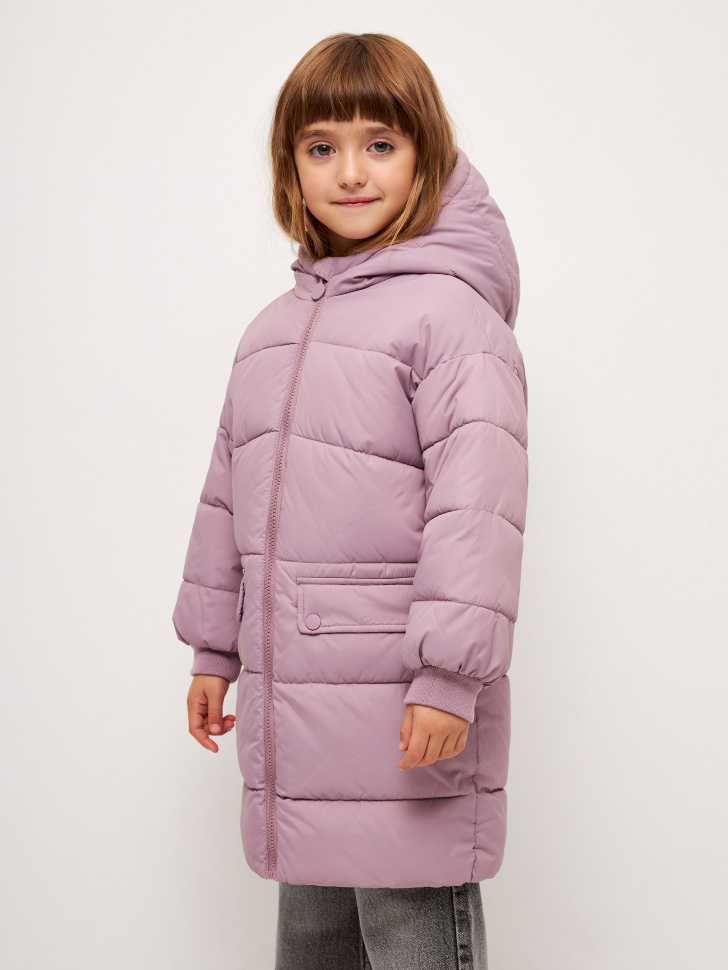 пальто для девочек (розовый, 98) sela 4680129648763 - фото 1