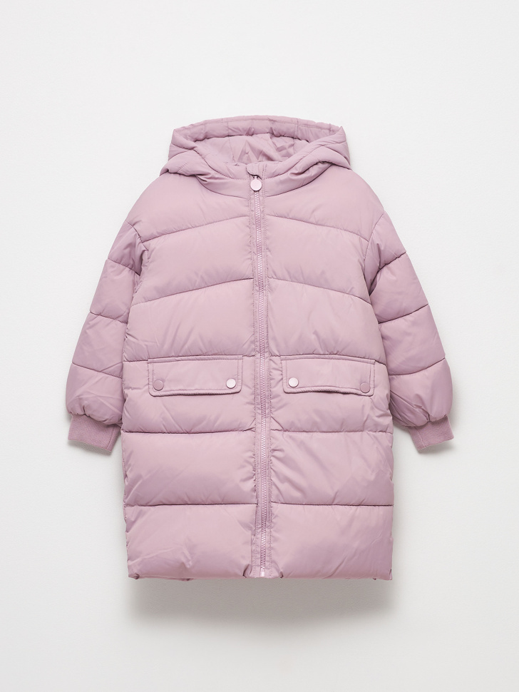 пальто для девочек (розовый, 116) sela 4680129648794 - фото 2