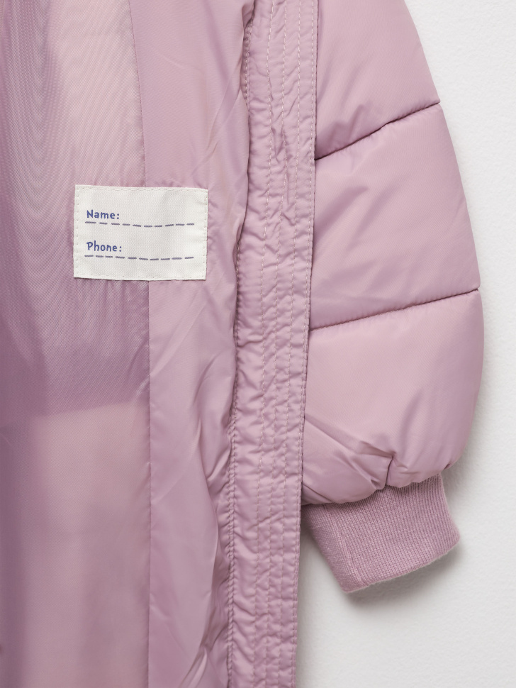 пальто для девочек (розовый, 98) sela 4680129648763 - фото 4