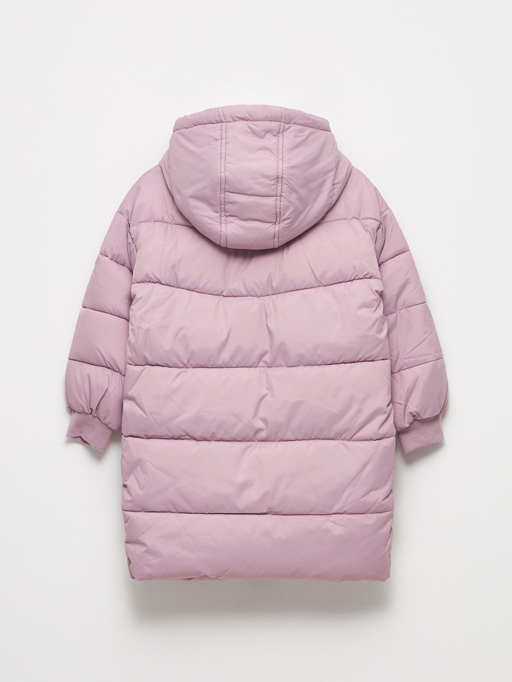 пальто для девочек (розовый, 110) sela 4680129648787 - фото 5