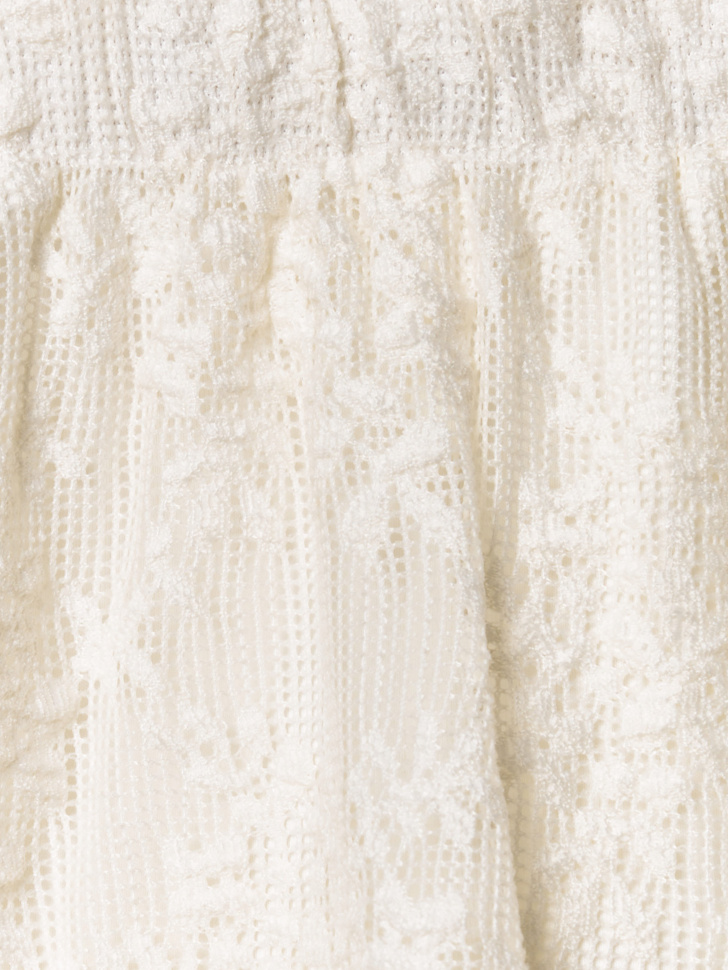 юбка-шорты из кружева для девочек из россии вид сбоку