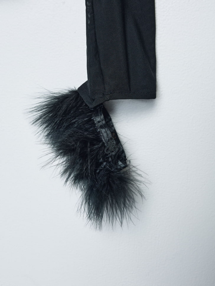 укороченный топ с перьями для девочек 4680798780337 с промокодом