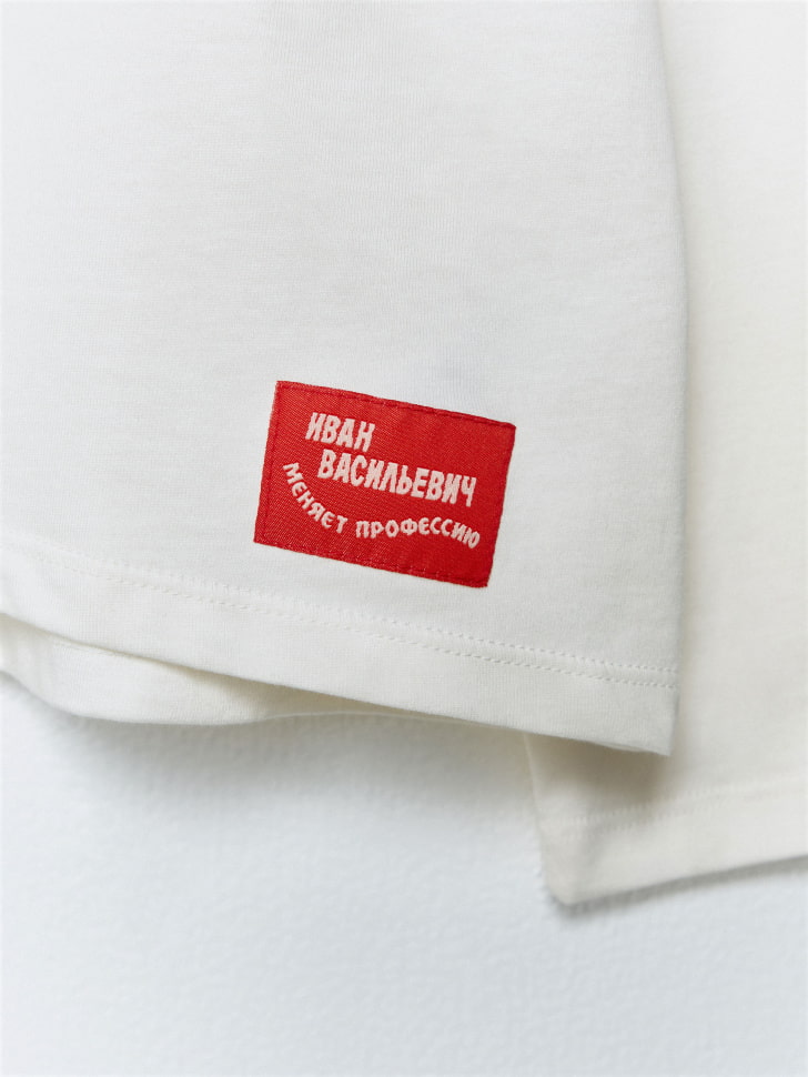 лонгслив оверсайз для девочек из коллекции  x мосфильм 4610517010421 со скидкой