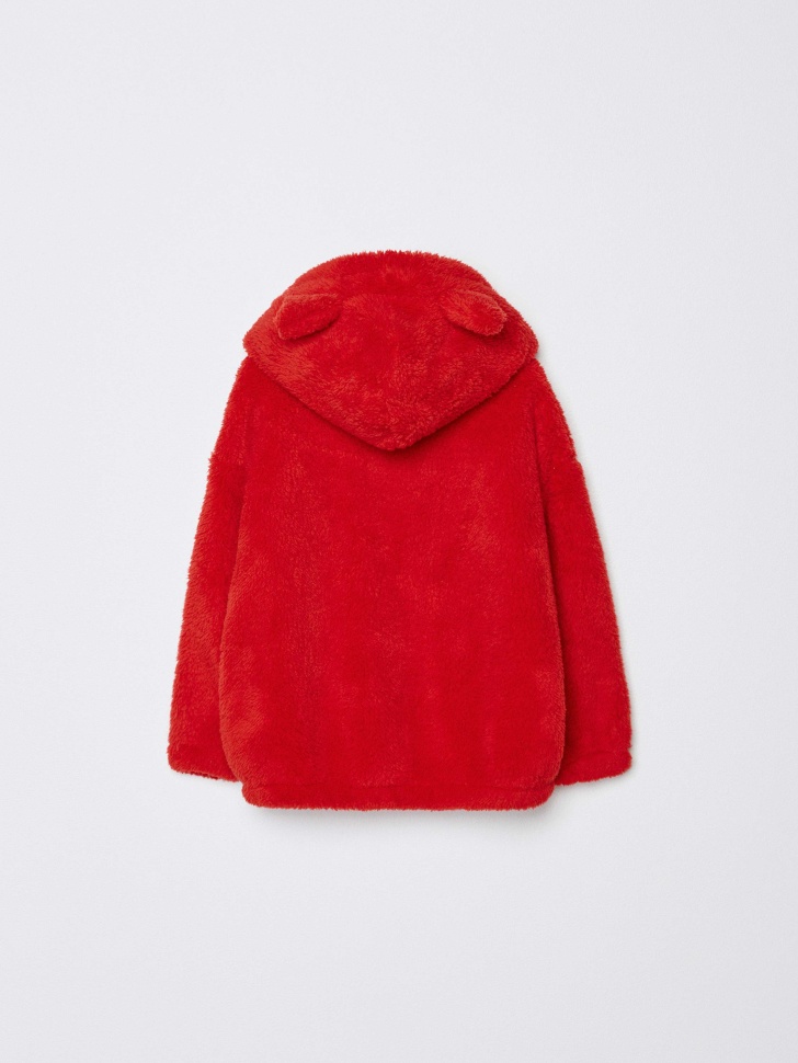 плюшевая толстовка для мальчиков для детского возраста с изнаночной стороны