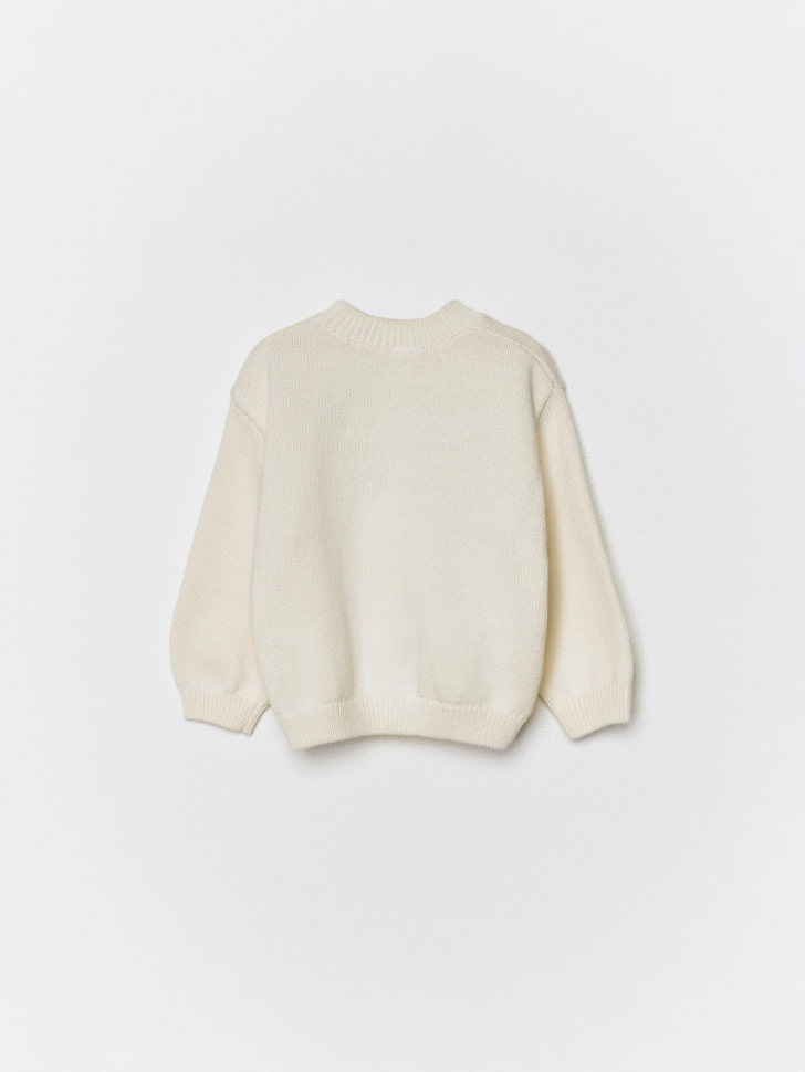 новогодний джемпер с вышивкой для малышей 4610517120229 с промокодом