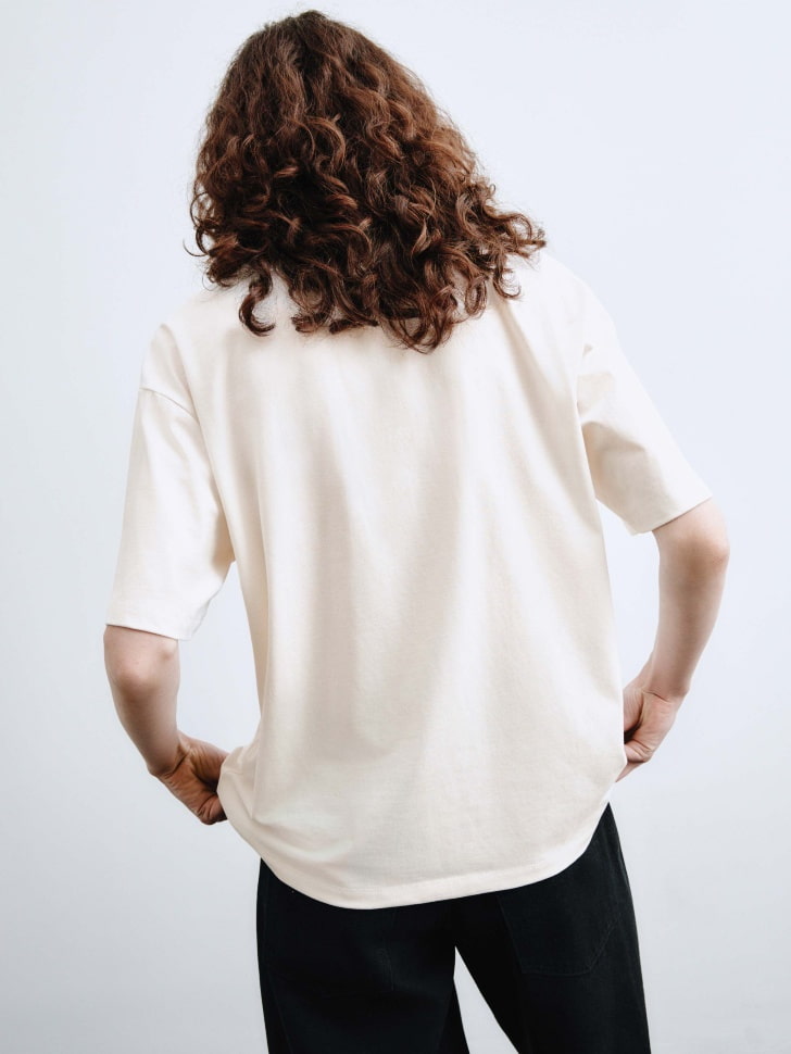 футболка с принтом и стразами из линейки sela young 4610517211361 купить с доставкой