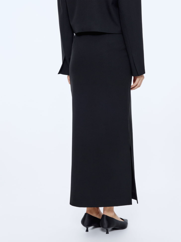 прямая юбка из костюмной ткани 4680798476056 с промокодом