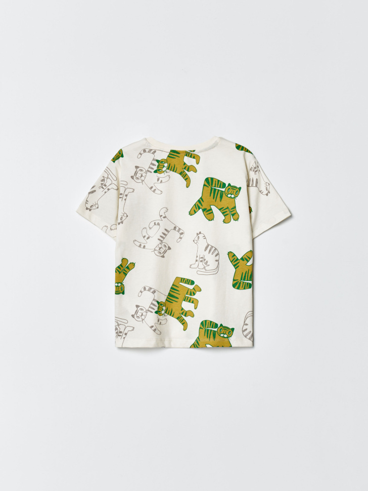 футболка с принтом для мальчиков от бренда sela вид слева