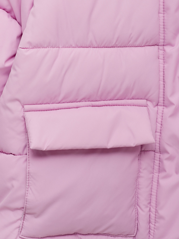 Стеганая куртка для девочек (розовый, 122/ 7-8 YEARS) от Sela