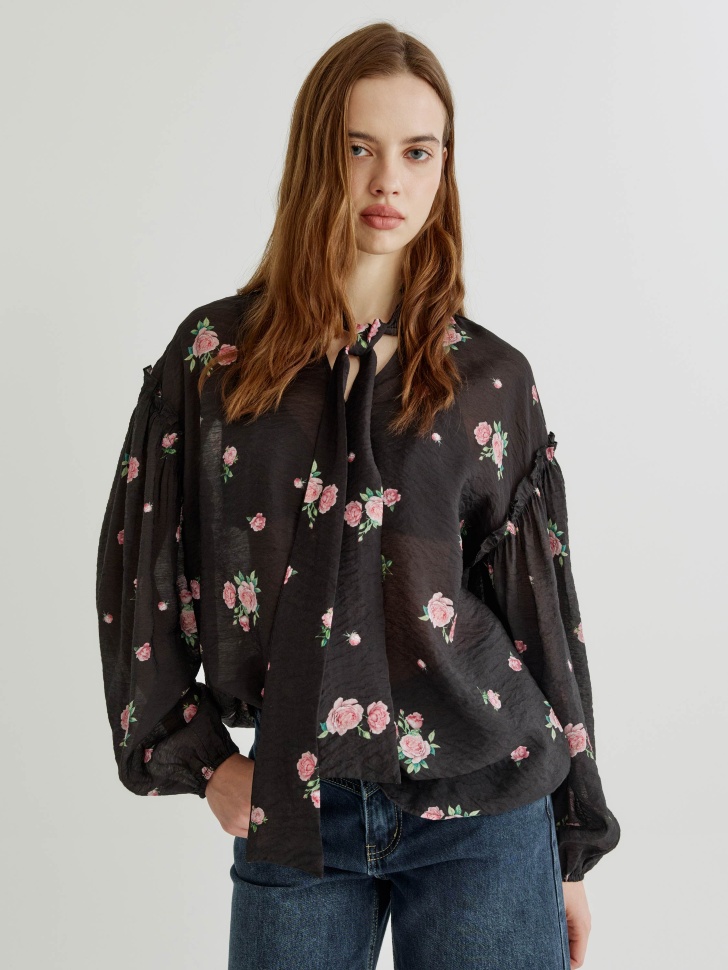 Блуза SELA с пышными рукавами, арт. 38713