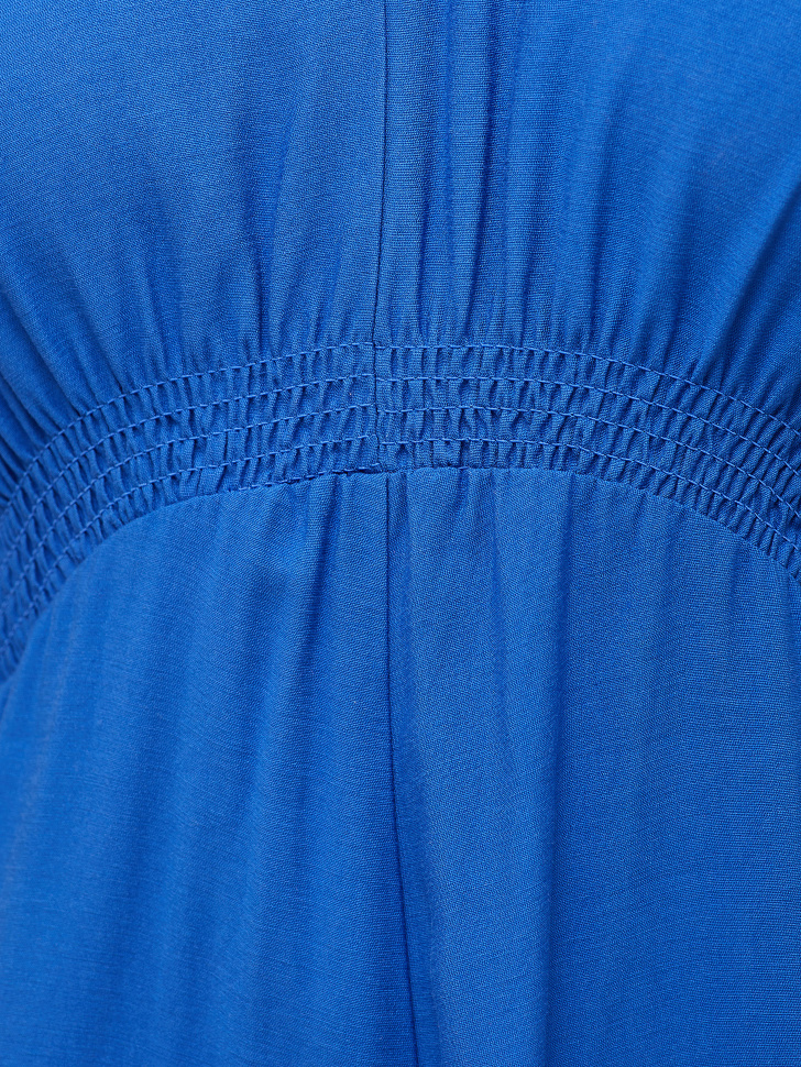 Вискозное платье миди (синий, S) от Sela