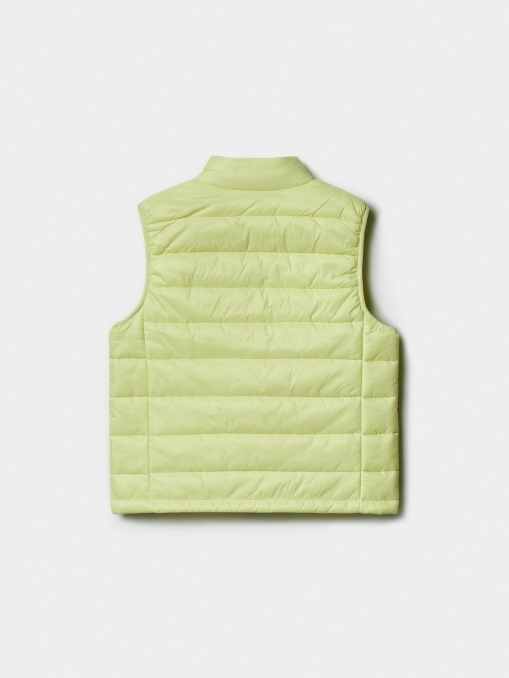 базовый стеганый жилет для мальчиков из проверенных материалов спереди