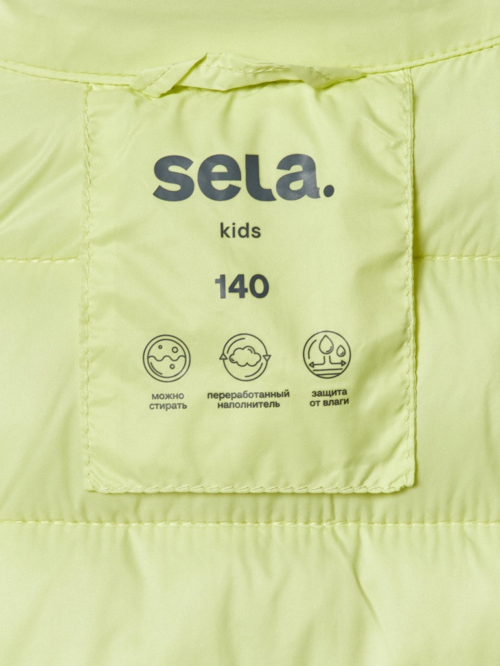 базовый стеганый жилет для мальчиков универсального стиля с лицевой стороны