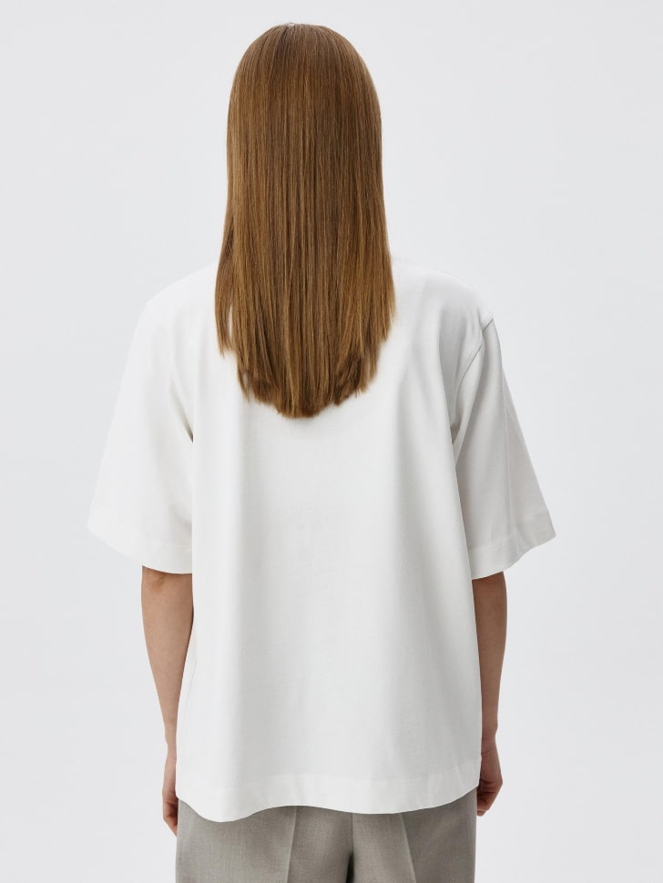 Базовая футболка OVERSIZE FIT. Фото №4