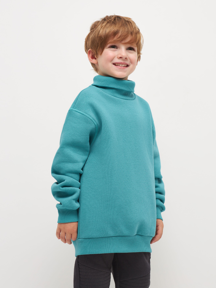 свитер для мальчиков (зеленый, 104) sela 4680168037597