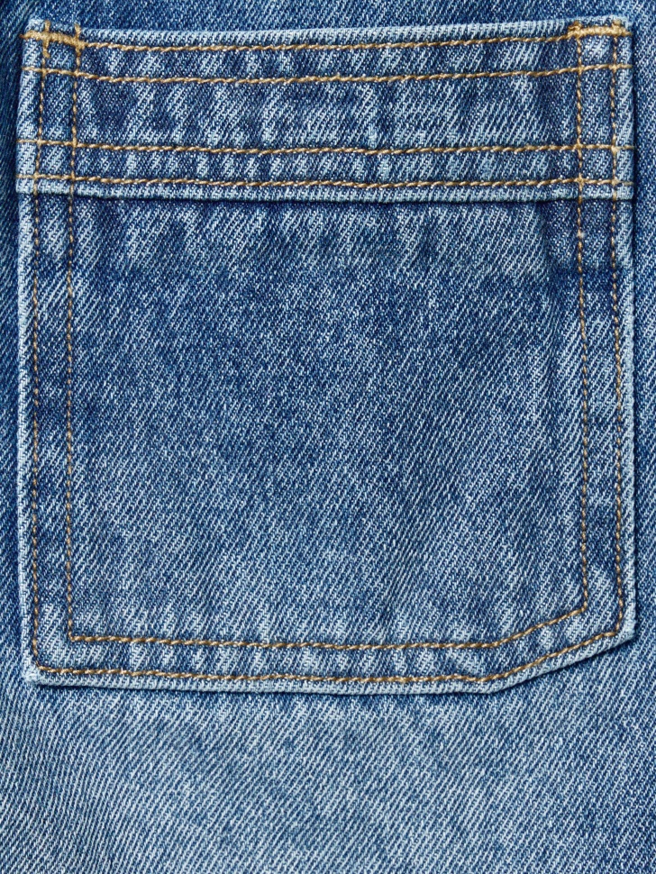 брюки (бермуды) джинсовые для мальчиков из россии вид сбоку