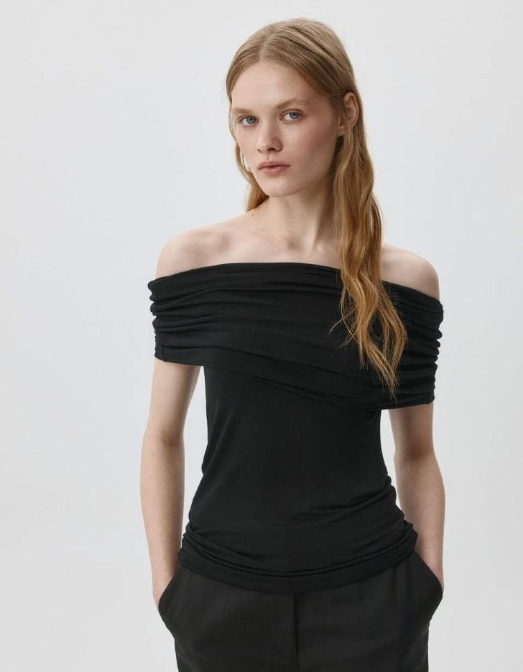 

Топ с открытыми плечами, SL5804010255