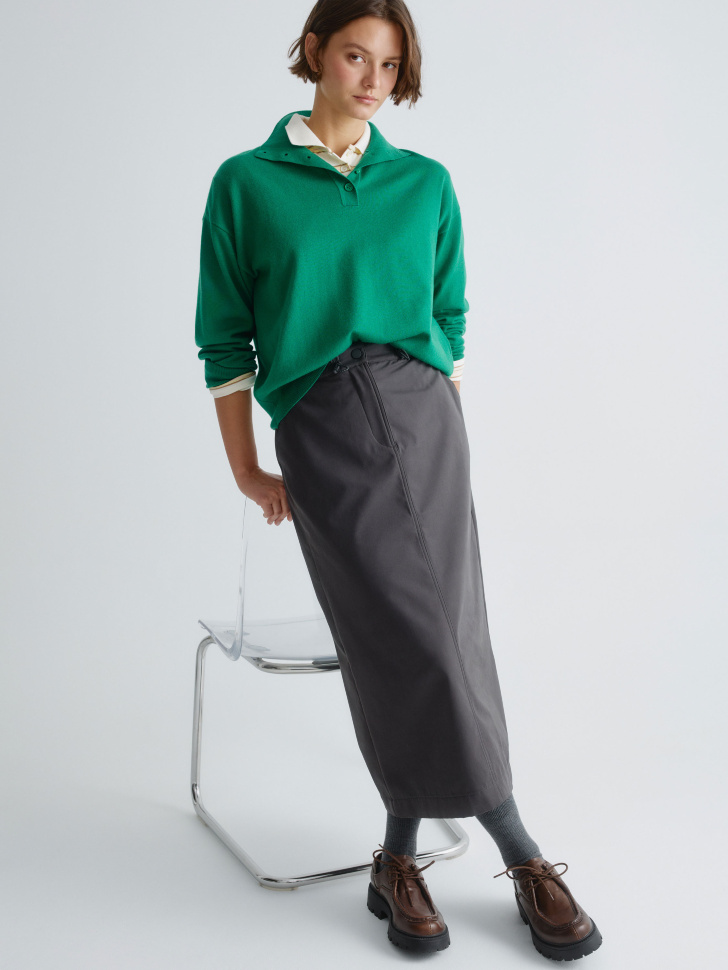 

Утепленная юбка из технологичной ткани, SL5811011904