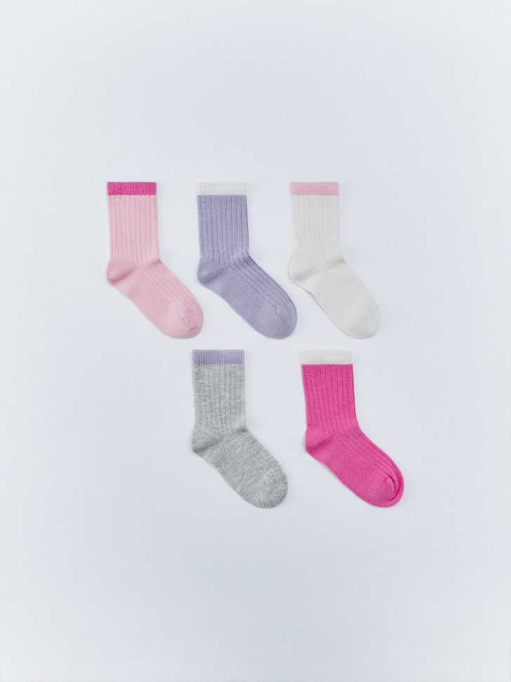 набор из 5 пар носков для девочек 4680798250243 фотография