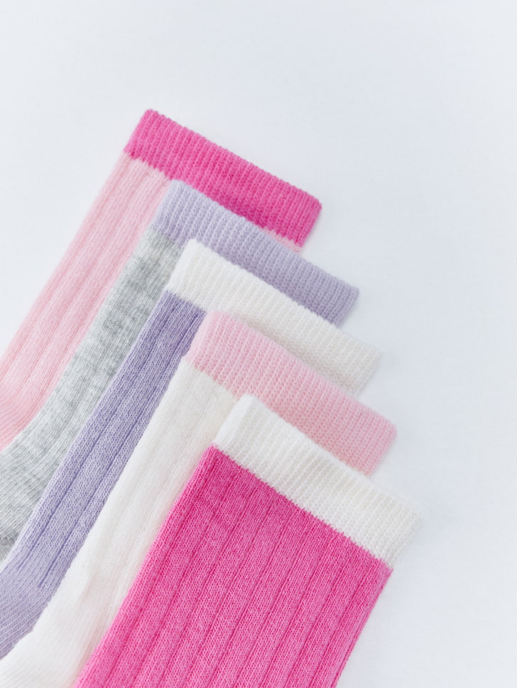 набор из 5 пар носков для девочек 4680798250243 по акции