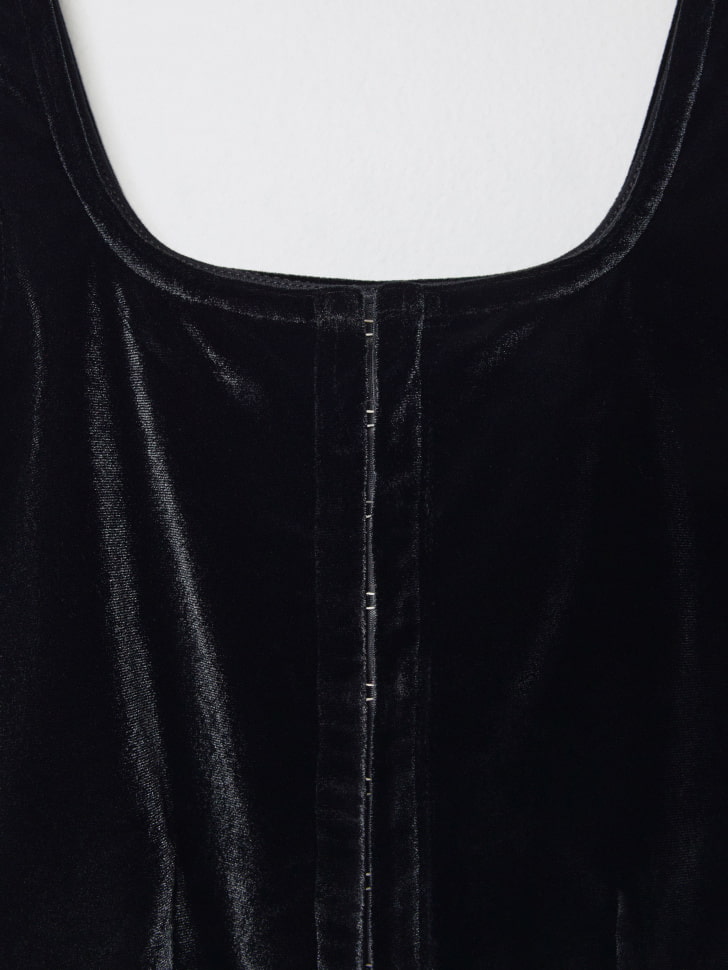 бархатный укороченный топ для девочек 4610517093745 по низкой цене