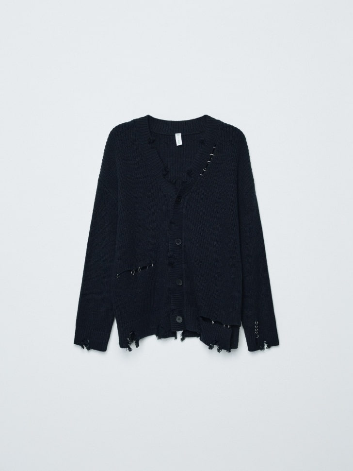 вязаный кардиган в стиле гранж детский 4680798771090 с промокодом