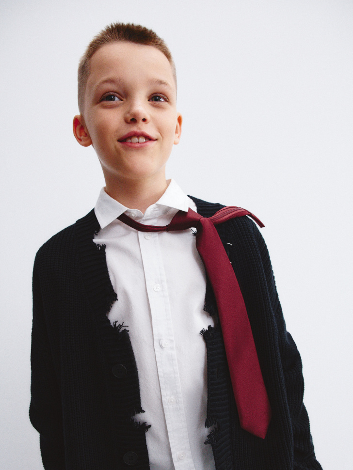 

Вязаный кардиган в стиле гранж детский, SL5811070606