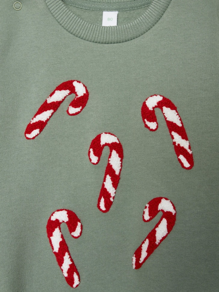 свитшот-боди с новогодним принтом для малышей 4680798570426 в интернет магазине