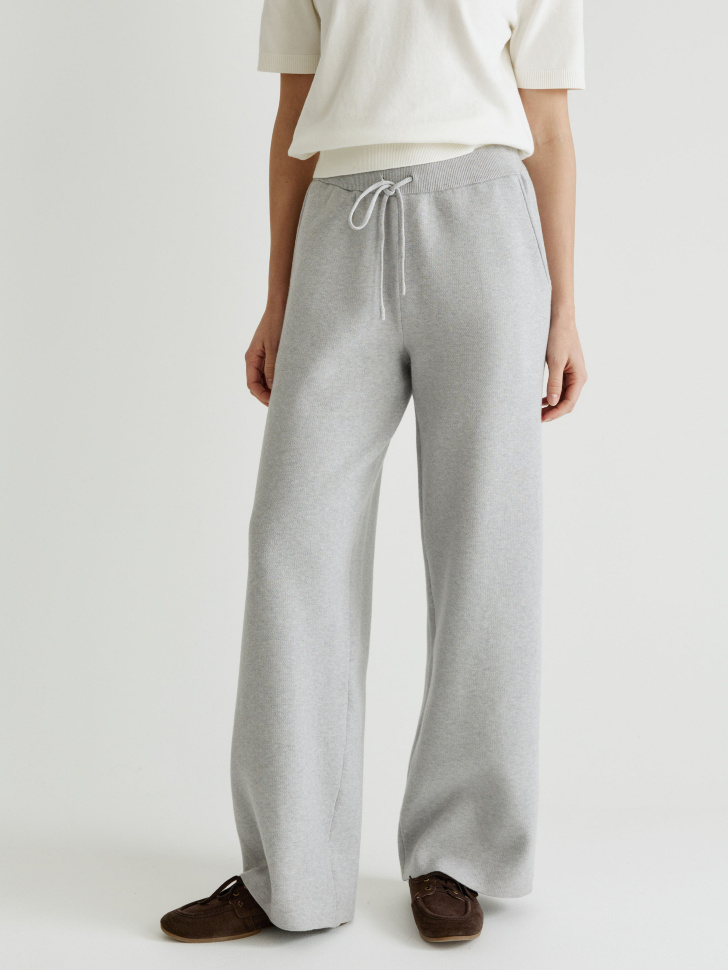 прямые вязаные брюки 4610517318855 по акции