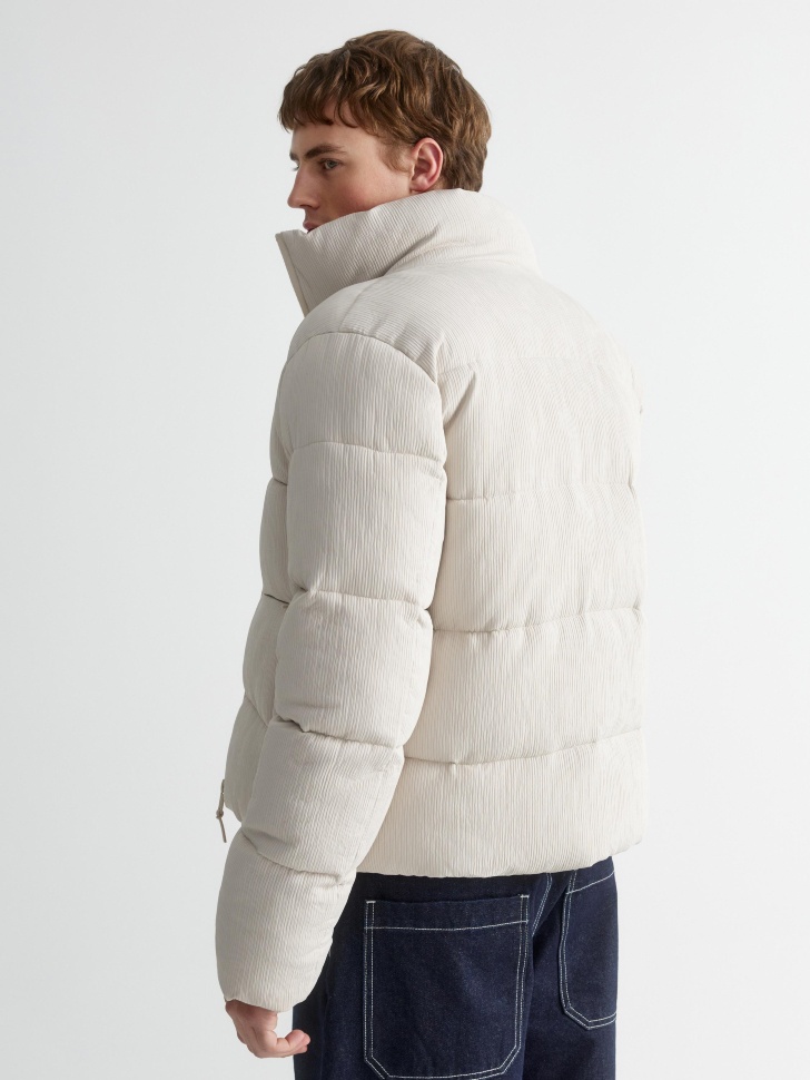 стеганая куртка оверсайз с вельветовым эффектом 4610517129321 с промокодом