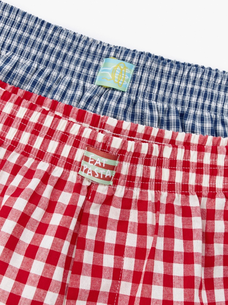 набор из 2 домашних шорт для мальчиков от бренда sela вид слева