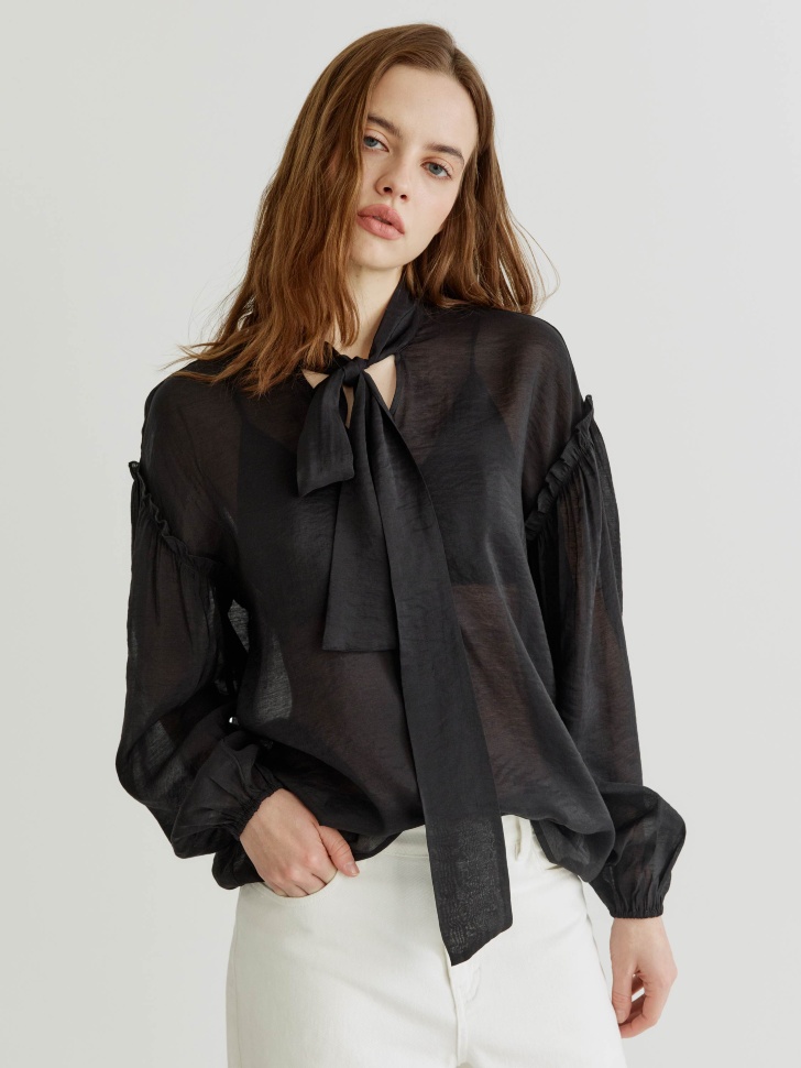 Блуза SELA с пышными рукавами, арт. 38496