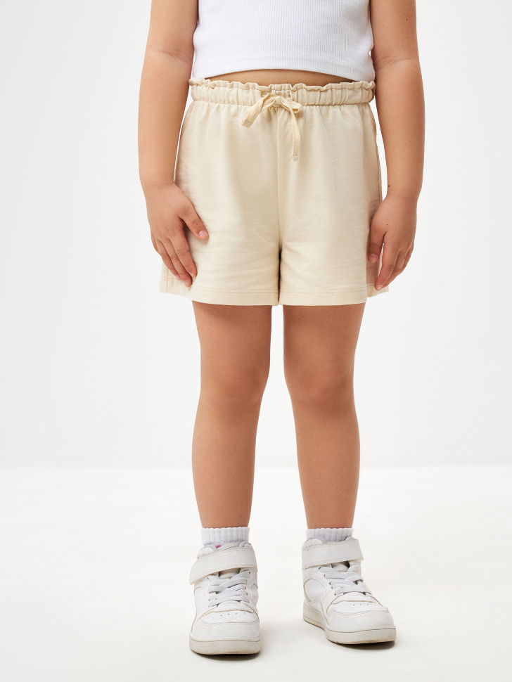 

Шорты с присборенным поясом для девочек