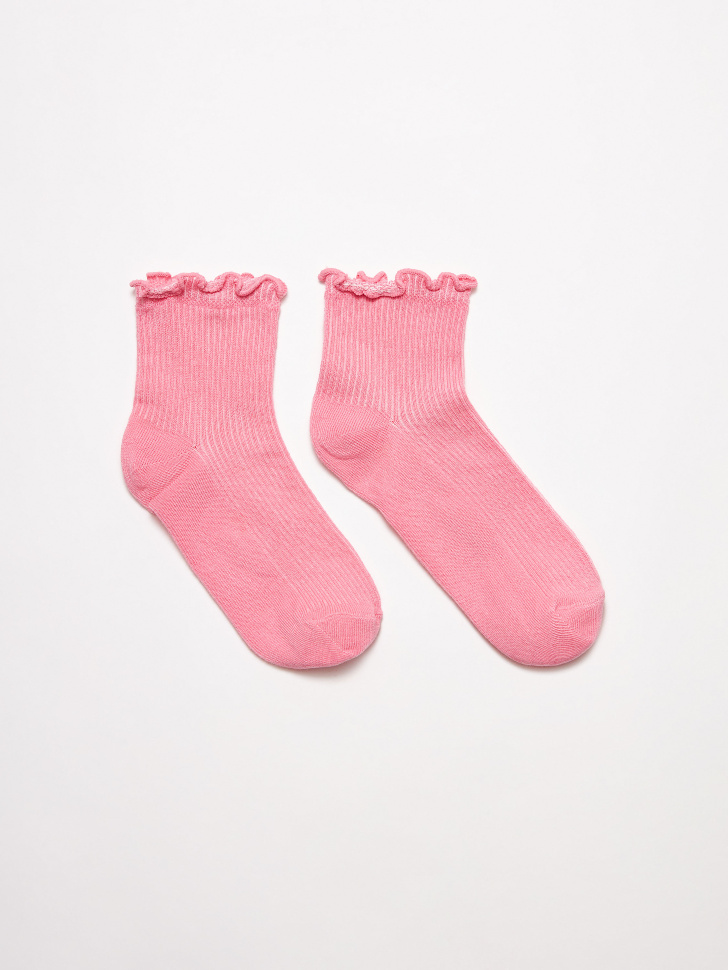 Носки в рубчик (розовый, 25-27) sela 4680129808952 - фото 1