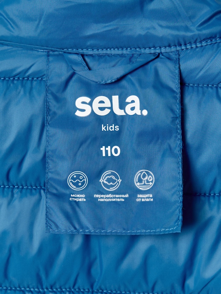 базовый стеганый жилет для мальчиков универсального стиля с лицевой стороны