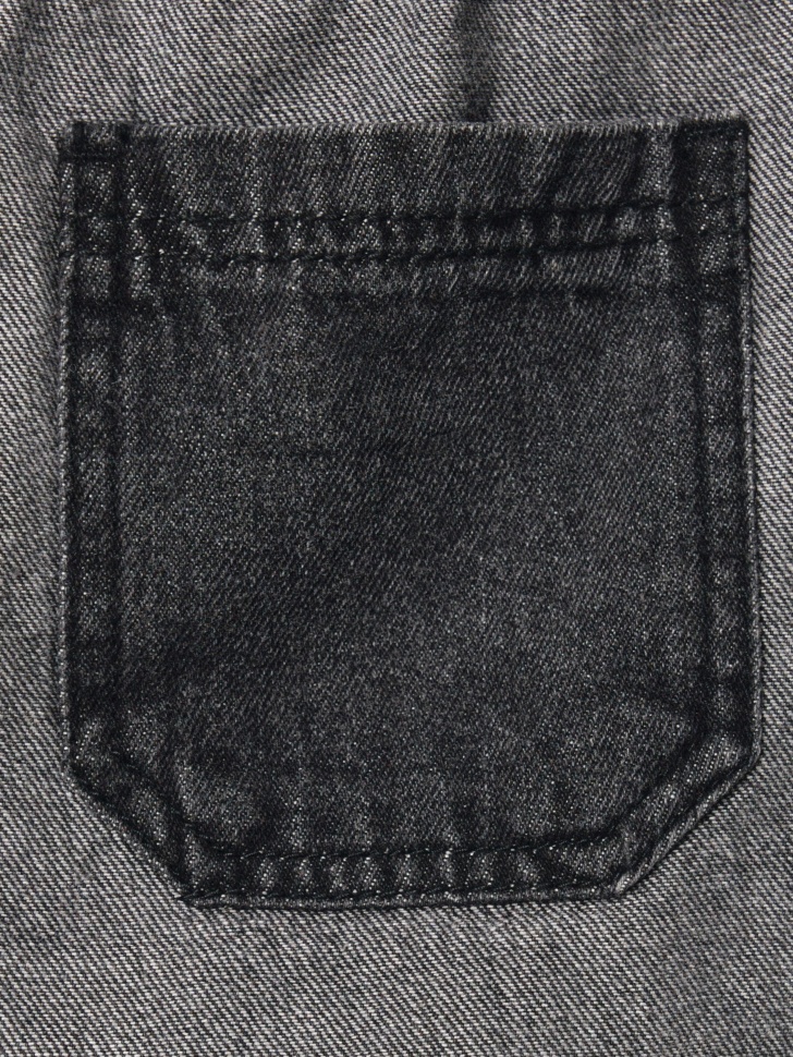 джинсовые шорты на резинке для мальчиков из хлопка спереди