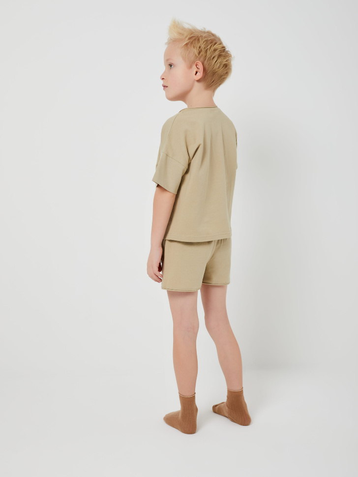 Трикотажная пижама для мальчиков (зеленый, 92-98 (2-3 YEARS)) sela 4603375484244 - фото 4