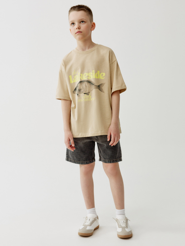 Джинсовые шорты Sela, серый, арт. 53604